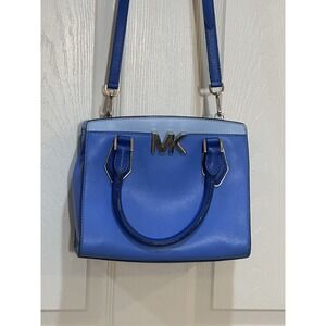 Michael‎ Kors Mott Medium Messenger Bag Colorblock Blue